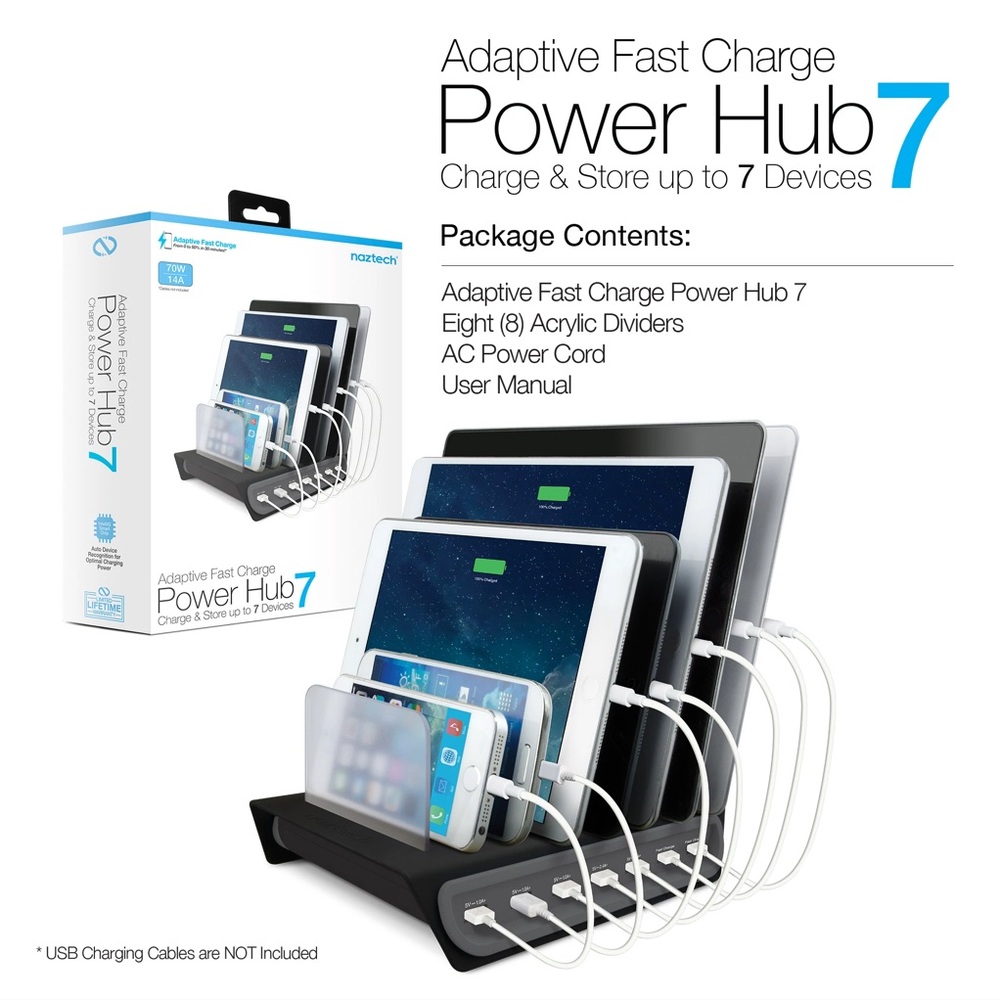 NEW Naztech Quick Charge Power Hub